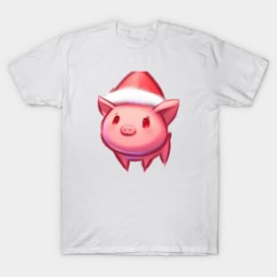 Cute Pig Drawing T-Shirt